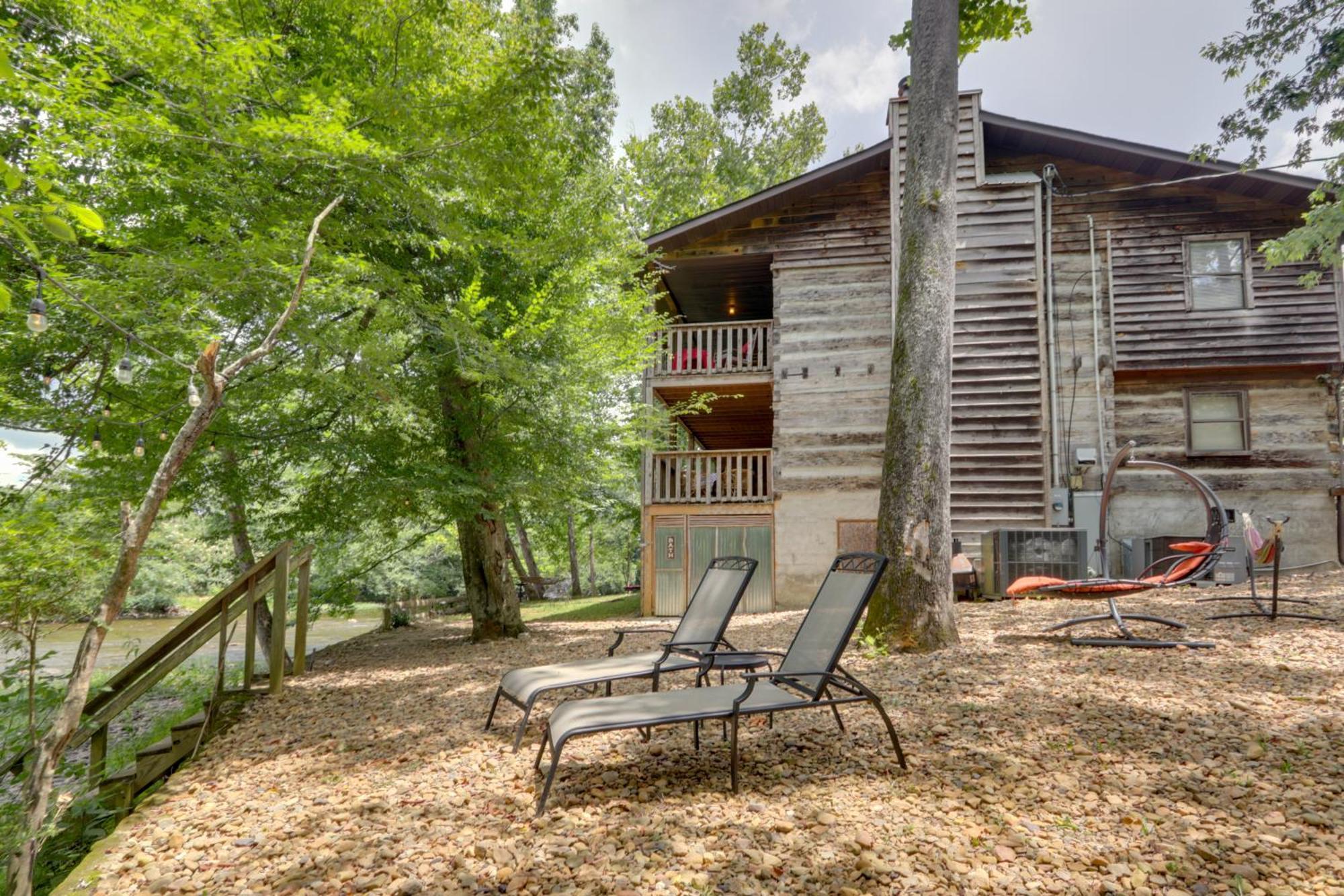 Riverfront Couples Retreat In Smoky Mountains! Townsend Exterior foto